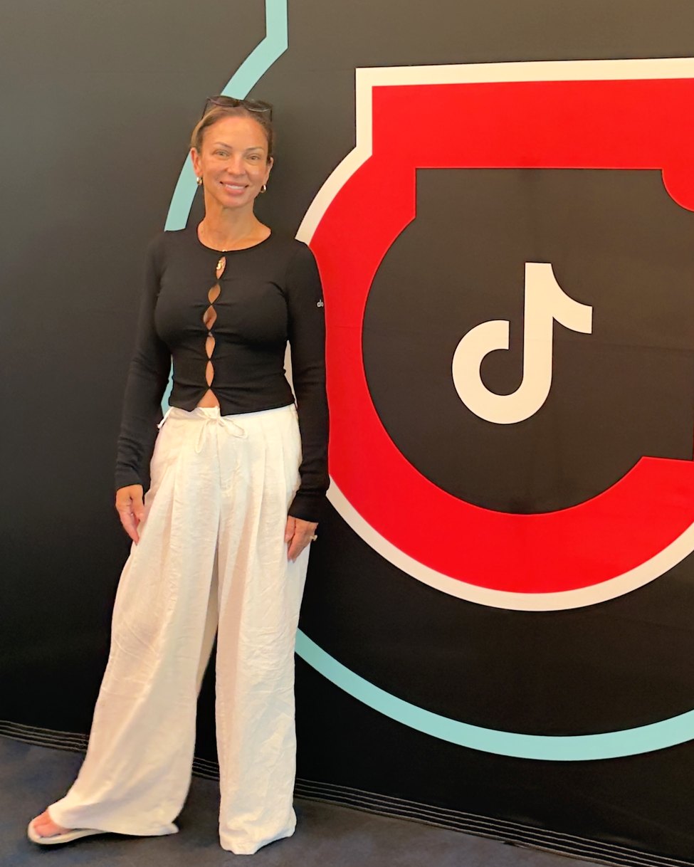 Jen at a TikTok creator event